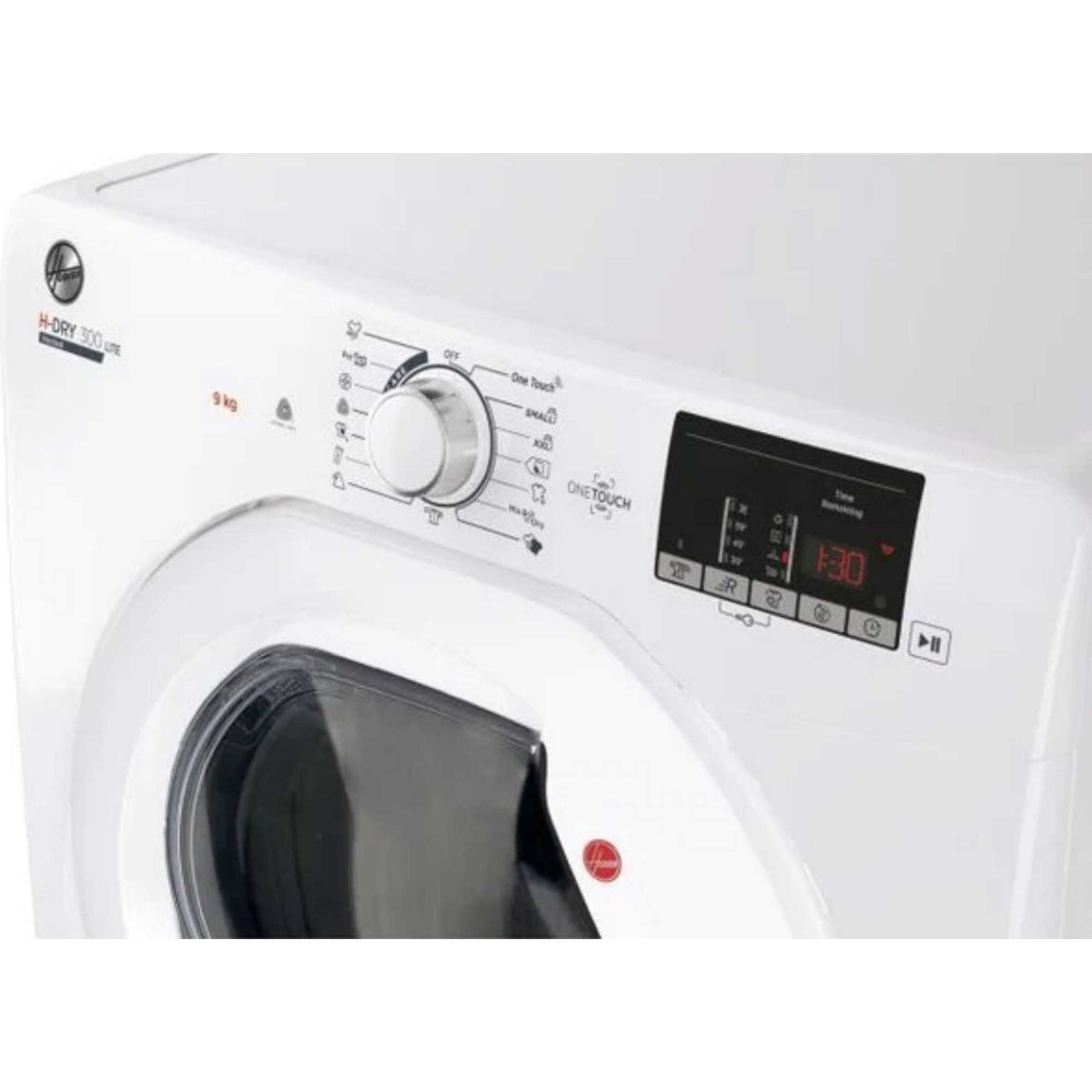 Hoover H-Dry 300 Lite 9kg Vented Tumble Dryer - HLE V9DG-8