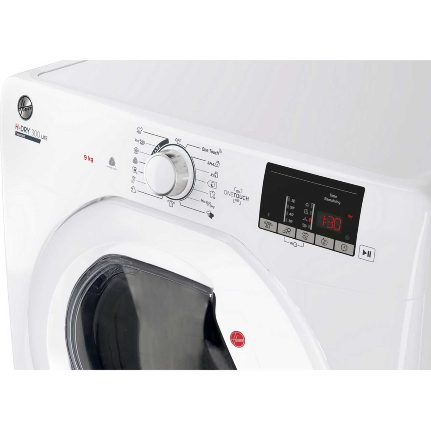 Hoover H-Dry 300 Lite 9kg Vented Tumble Dryer - HLE V9DG-8