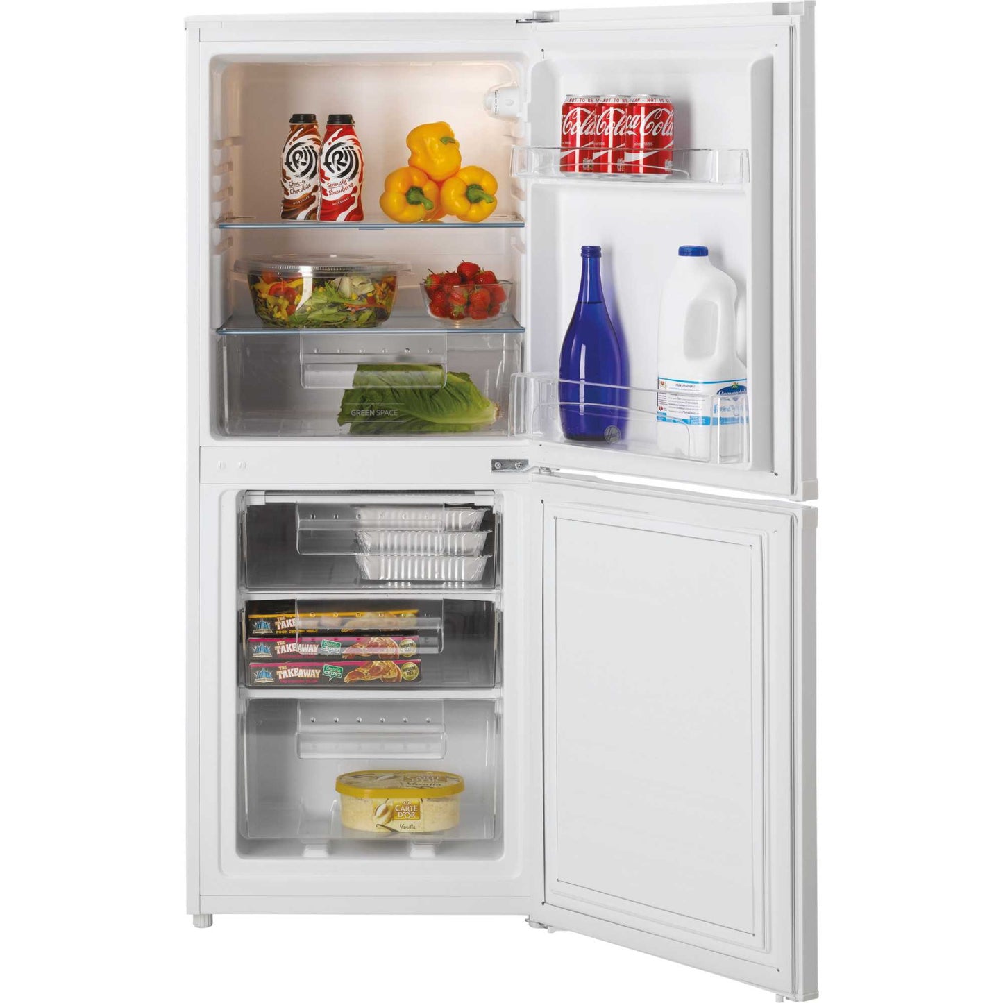 Hoover H-FRIDGE 300 Fridge Freezer 50/50 Low Frost - White - HOCH1S513EWK-1