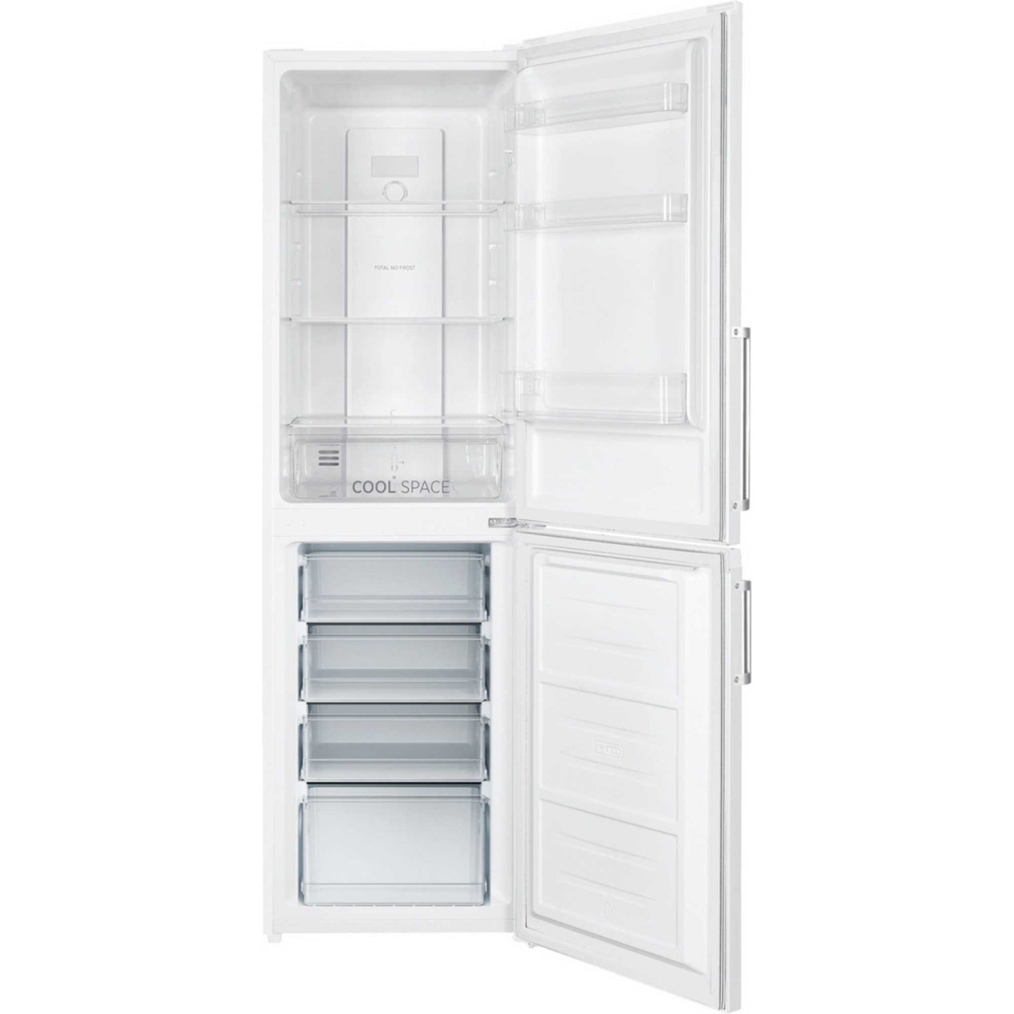 Hoover Fridge Freezer 50/50 Total No Frost - White - HOCH1T518EWHK