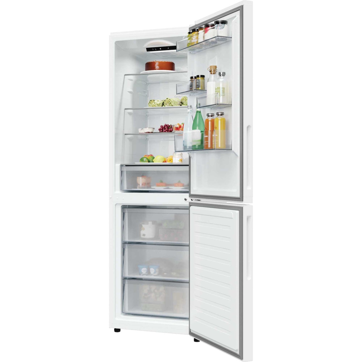 Hoover H-FRIDGE 300 Fridge Freezer 60/40 Total No Frost - White - HONCQ2T618EWKR