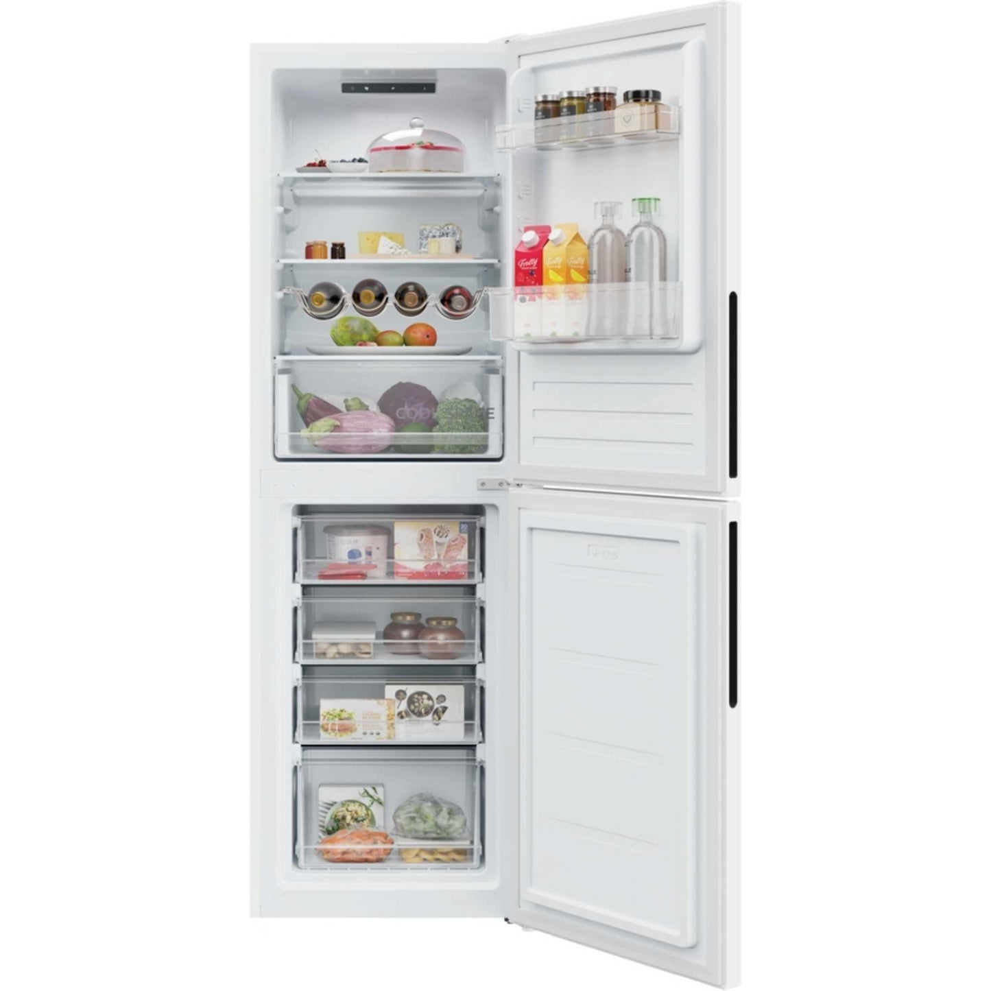 Hoover H-FRIDGE 300 Fridge Freezer 50/50 Low Frost - White - HVCT3L517EWKR-1