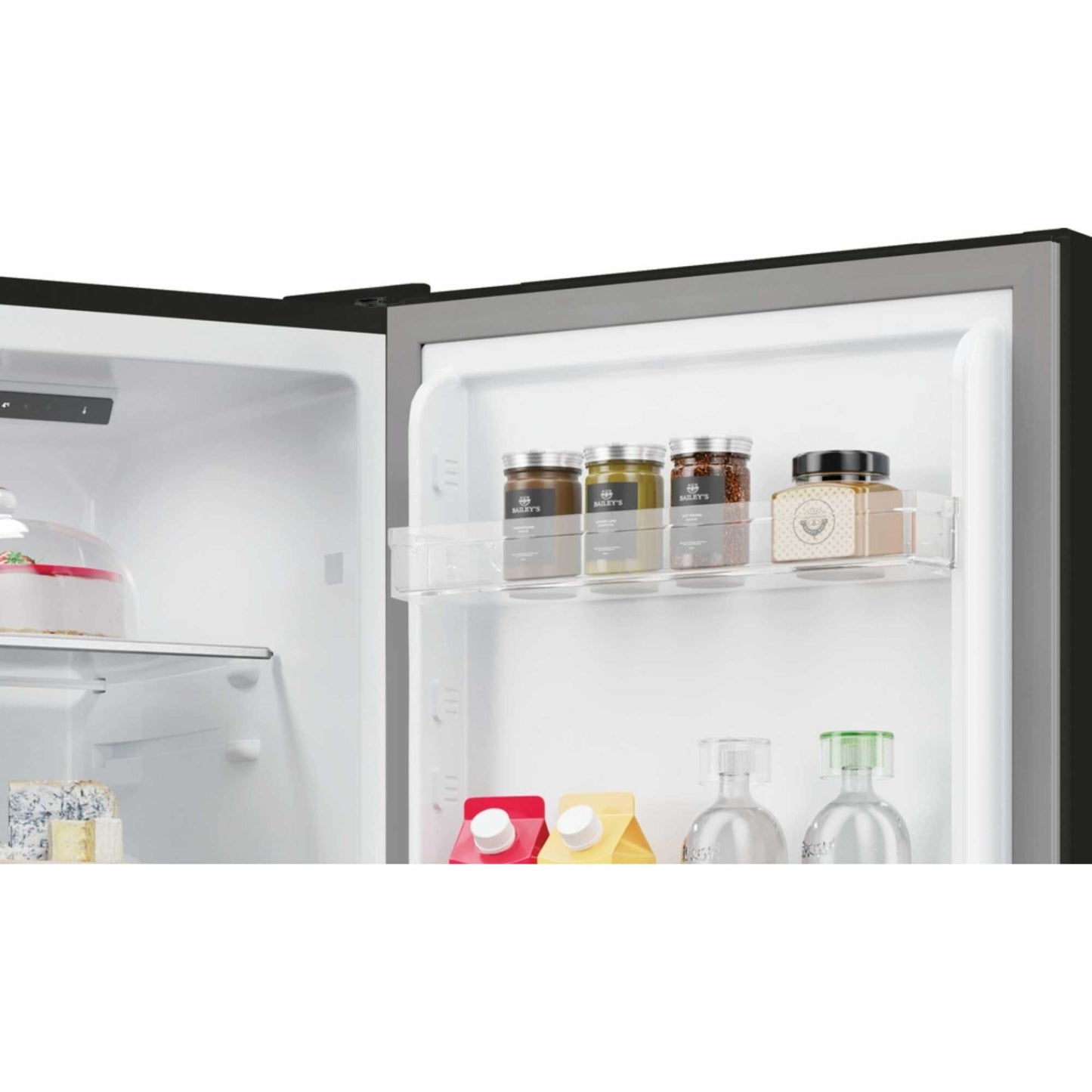 Hoover H-FRIDGE 300 Fridge Freezer 50/50 Low Frost - Black - HVT3CLECKIHB-1