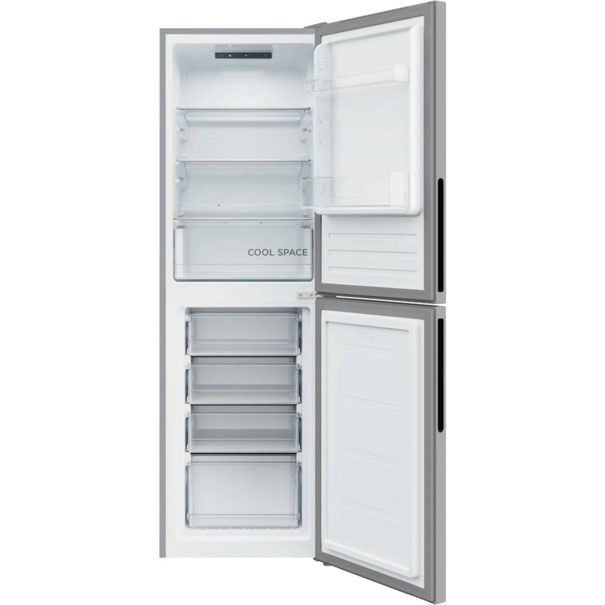 Hoover H-FRIDGE 300 Fridge Freezer 50/50 Low Frost - Stainless Steel - HVT3CLECKIHS-1