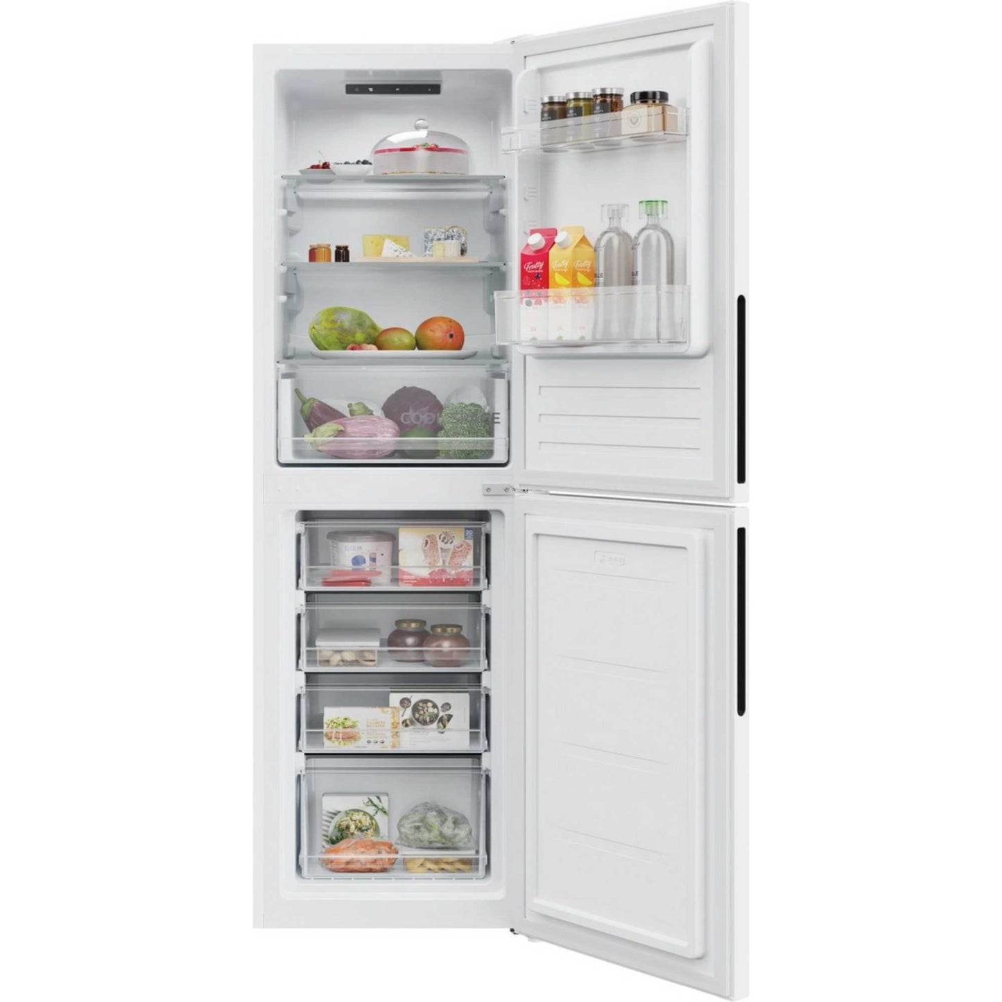 Hoover Fridge Freezer 50/50 Low Frost 55cm - White - HVT3CLECKIHW