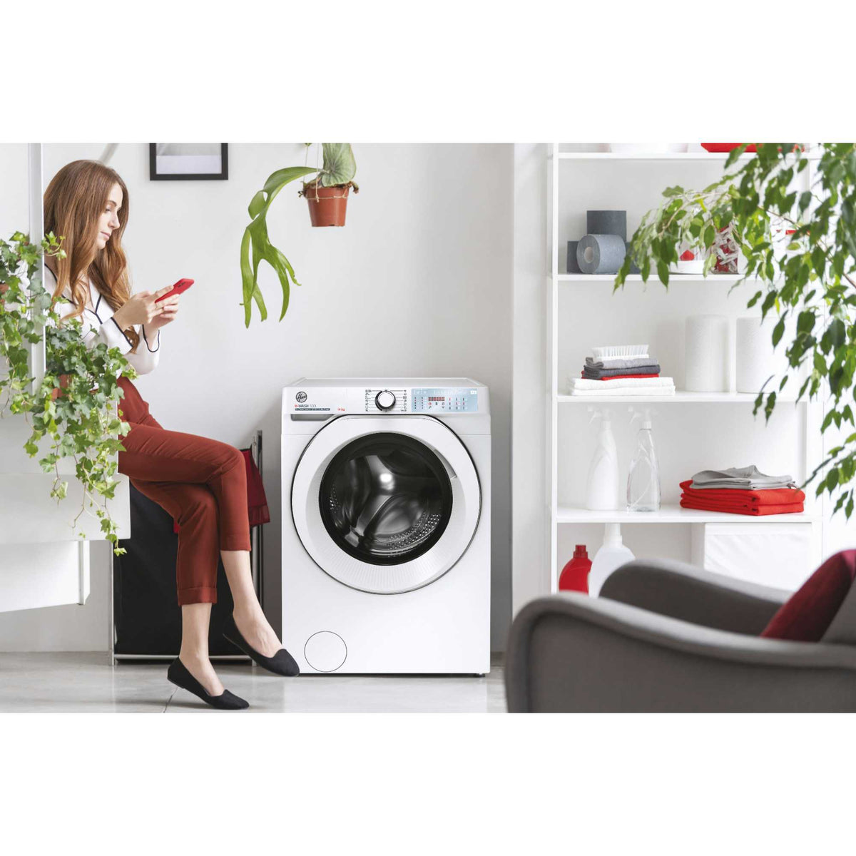 Hoover H-Wash 500 14kg 1400rpm Washing Machine - HWB 414AMC/1-80