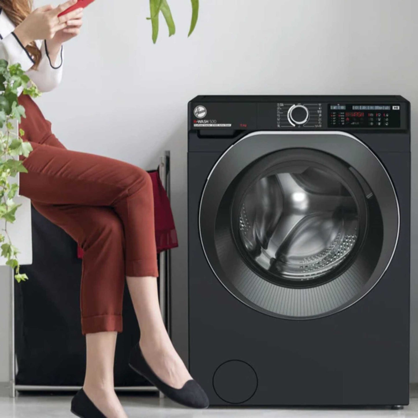 Hoover H-Wash 500 9kg 1400rpm Washing Machine - HWB 49AMBCR/1-80