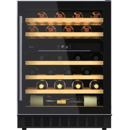 Hoover H-Wine 700 Undercounter 46 Bottles Wine Cooler - Black - HWCB 60 UK/N