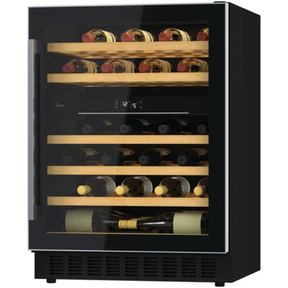 Hoover H-Wine 700 Undercounter 46 Bottles Wine Cooler - Black - HWCB 60 UK/N