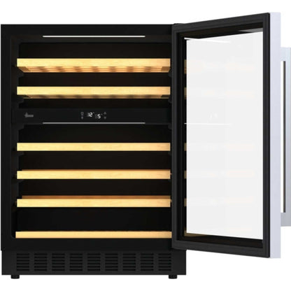 Hoover H-Wine 700 Undercounter 46 Bottles Wine Cooler - Black - HWCB 60 UK/N