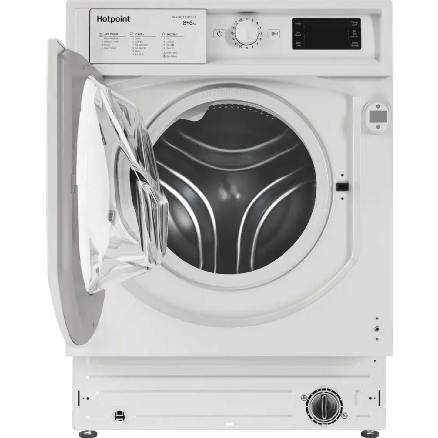 Hotpoint 8kg Wash 6kg Dry 1400rpm Built-In Washer Dryer - BI WDHG 861485 UK