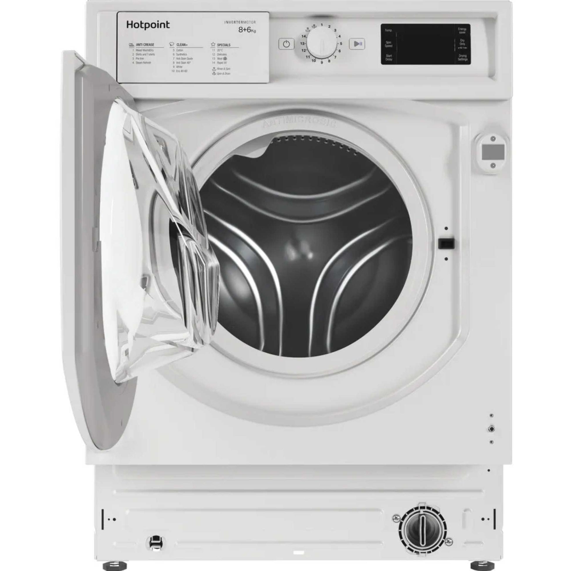 Hotpoint 8kg Wash 6kg Dry 1400rpm Built-In Washer Dryer - BI WDHG 861485 UK