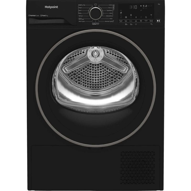 Hotpoint Fabric Care 9kg Heat Pump Tumble Dryer - C HD 94M BBS UK