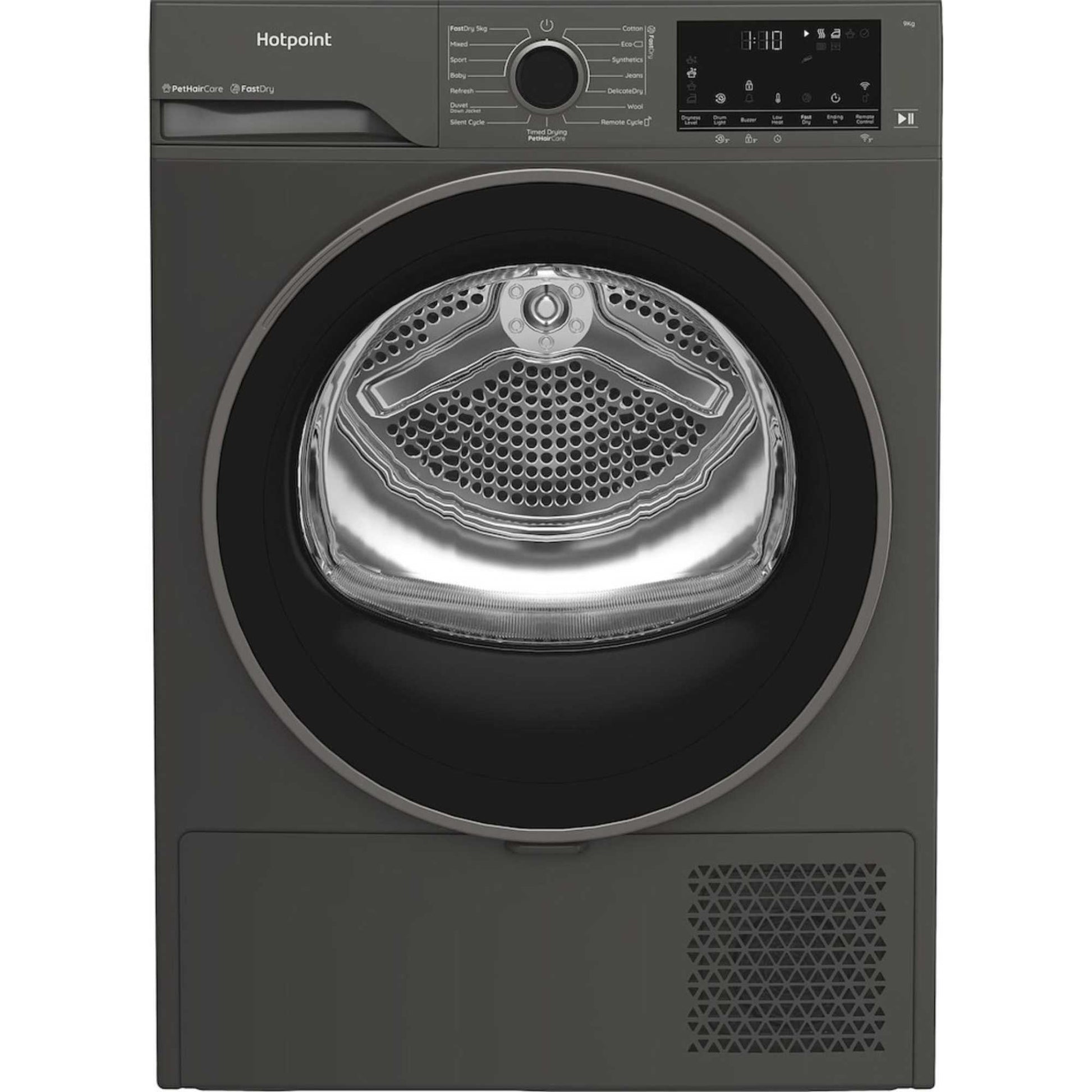 Hotpoint Fabric Care 9kg Heat Pump Tumble Dryer - C HD 94M GBS UK