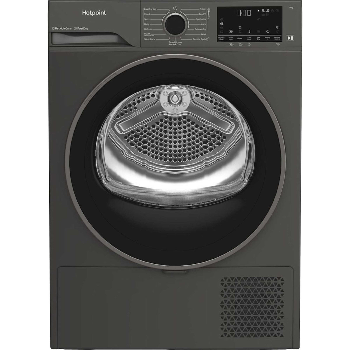 Hotpoint Fabric Care 9kg Heat Pump Tumble Dryer - C HD 94M GBS UK
