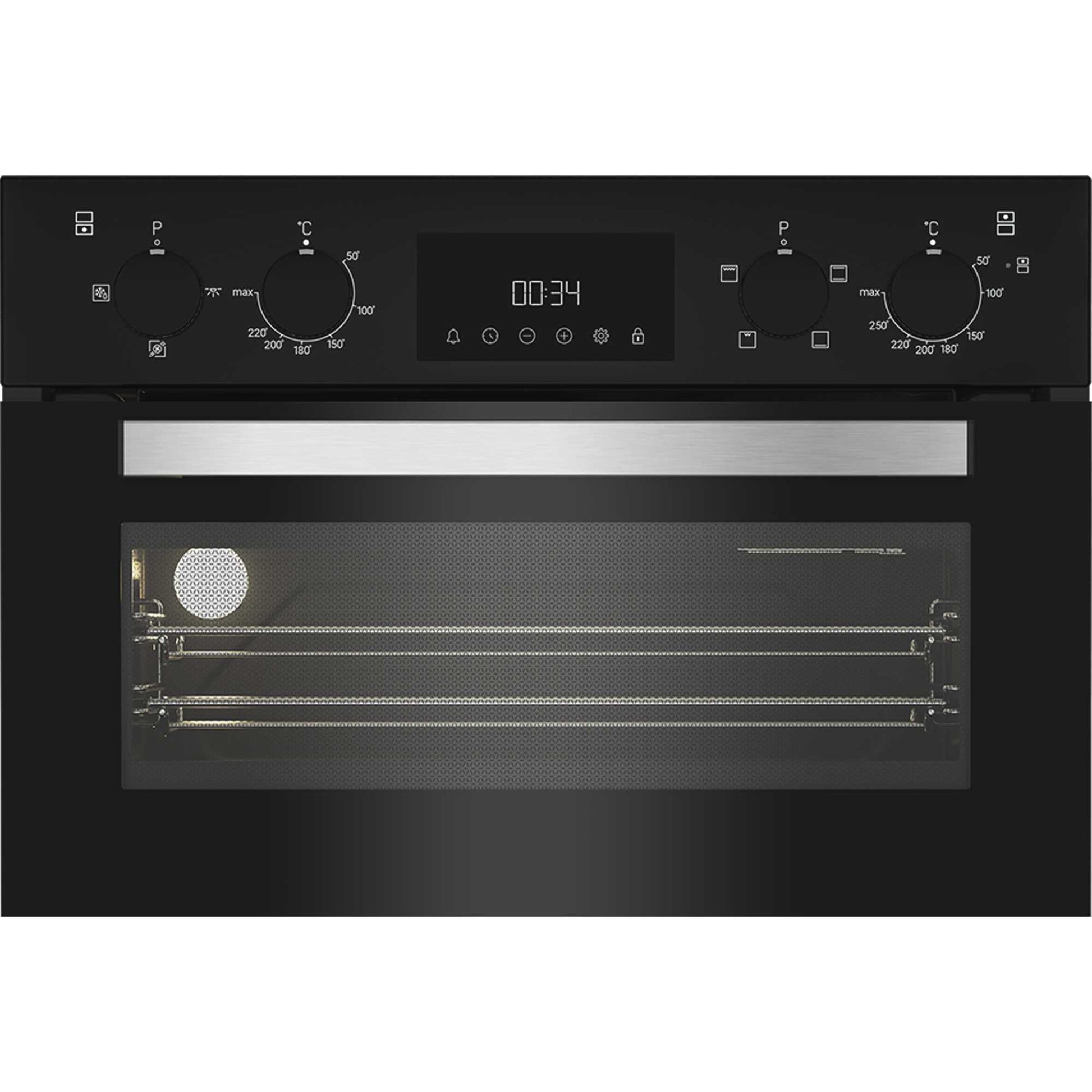 Hotpoint DIH 10D B Built-In Double Oven - Black
