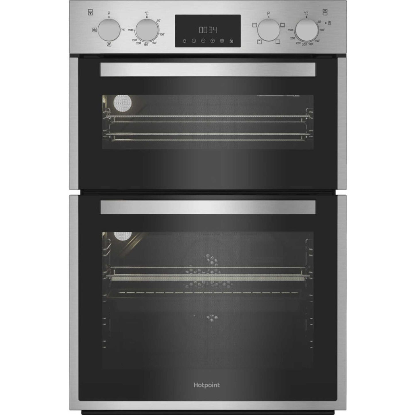 Hotpoint DIH 10D IX Built-In Double Oven - Stainless Steel