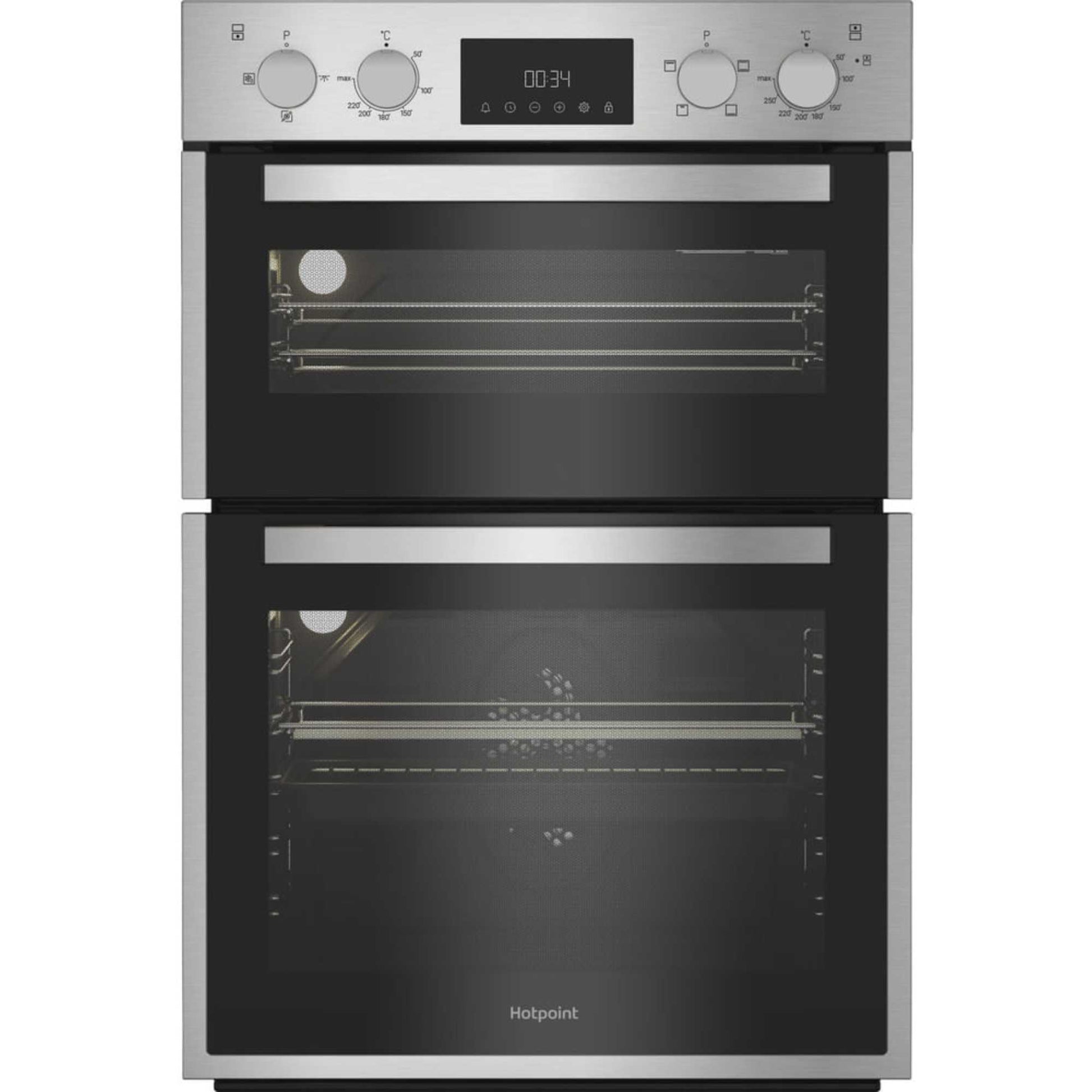 Hotpoint DIH 10D IX Built-In Double Oven - Stainless Steel