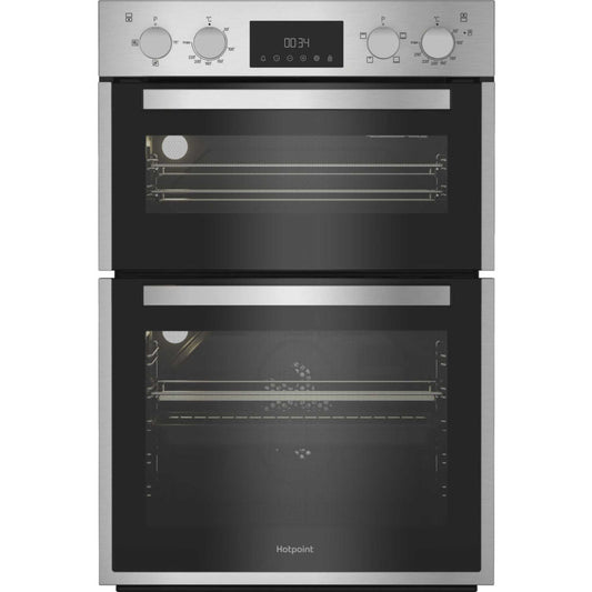 Hotpoint DIH 10D IX Built-In Double Oven - Stainless Steel