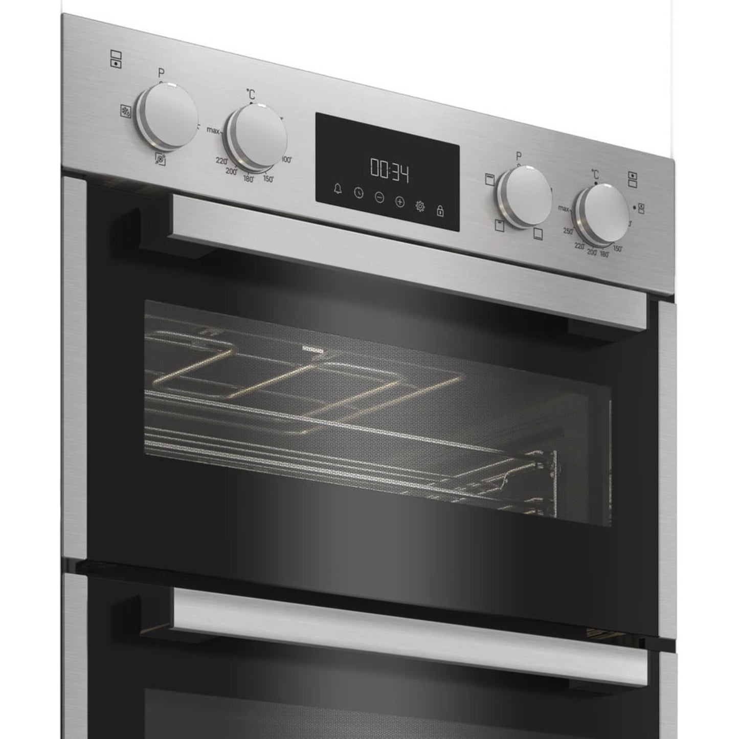 Hotpoint DIH 10D IX Built-In Double Oven - Stainless Steel