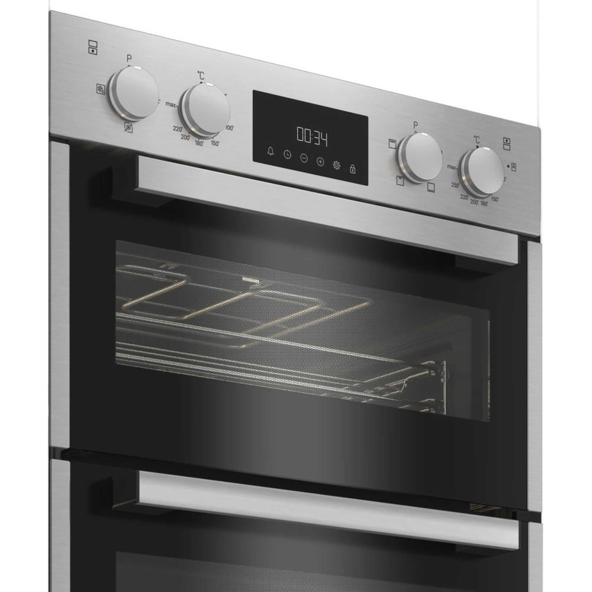 Hotpoint DIH 10D IX Built-In Double Oven - Stainless Steel