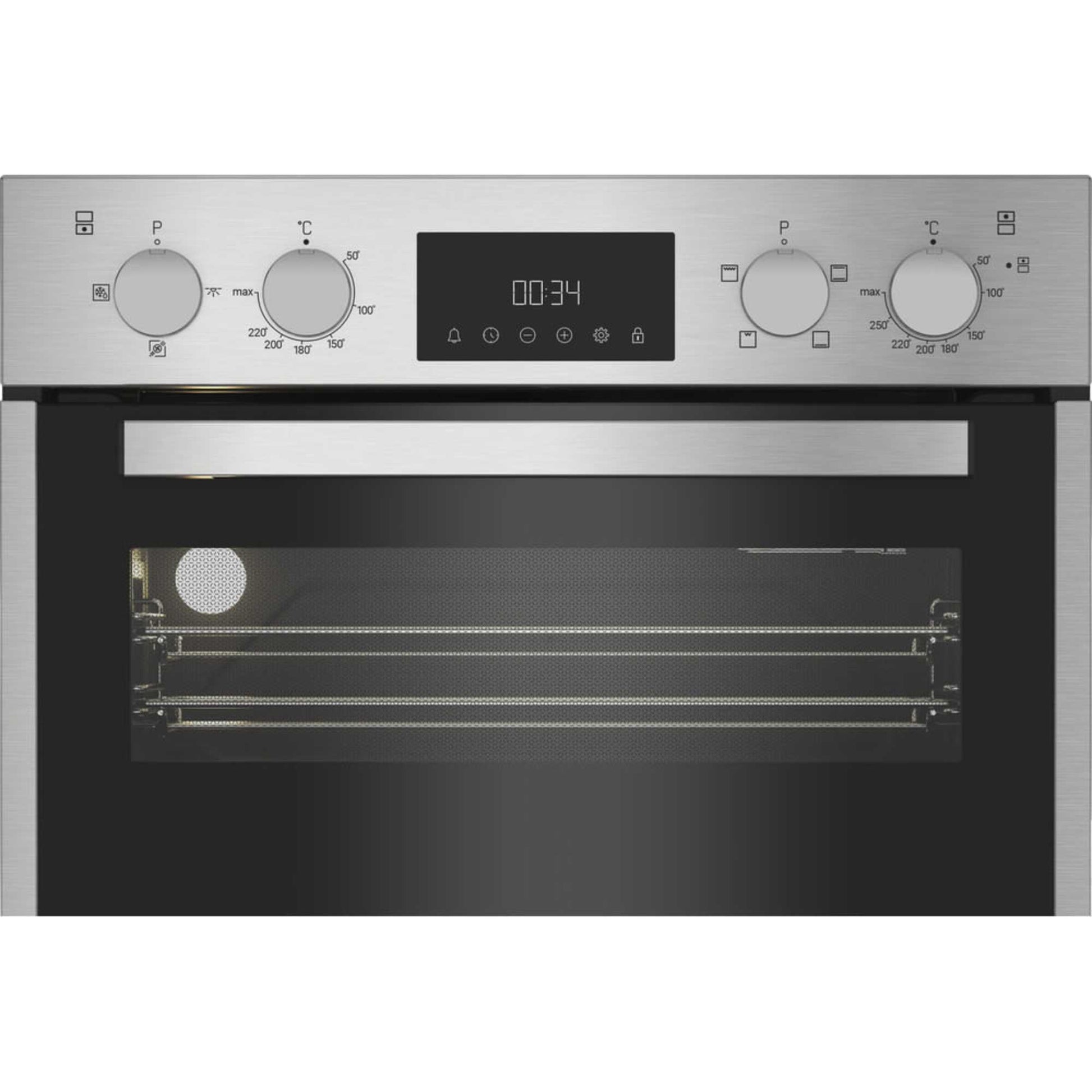 Hotpoint DIH 10D IX Built-In Double Oven - Stainless Steel