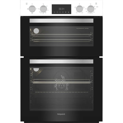 Hotpoint DIH 10D W Built-In Double Oven - White