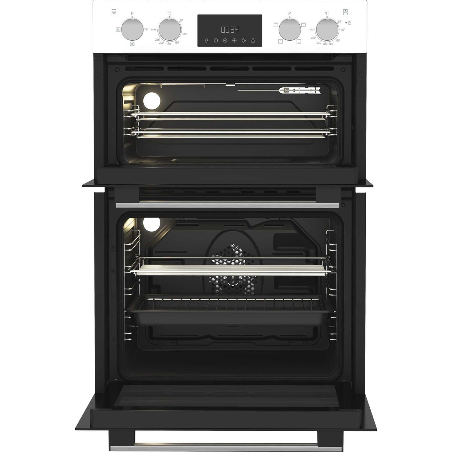 Hotpoint DIH 10D W Built-In Double Oven - White