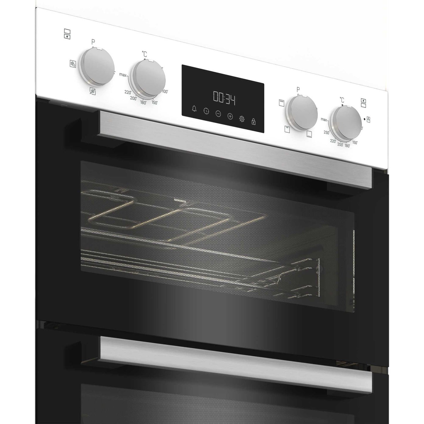 Hotpoint DIH 10D W Built-In Double Oven - White