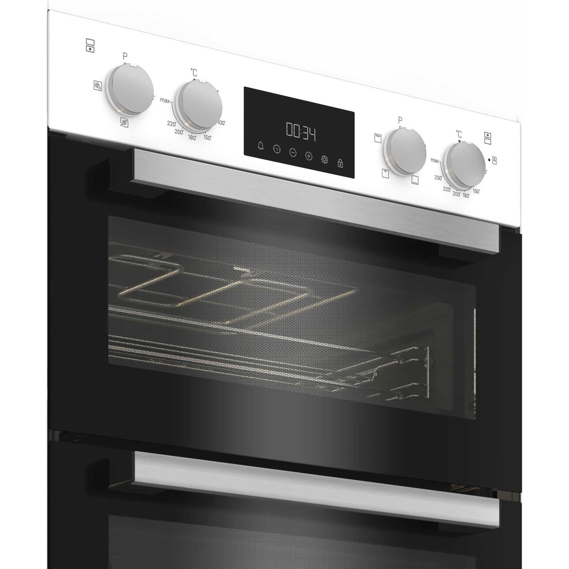 Hotpoint DIH 10D W Built-In Double Oven - White