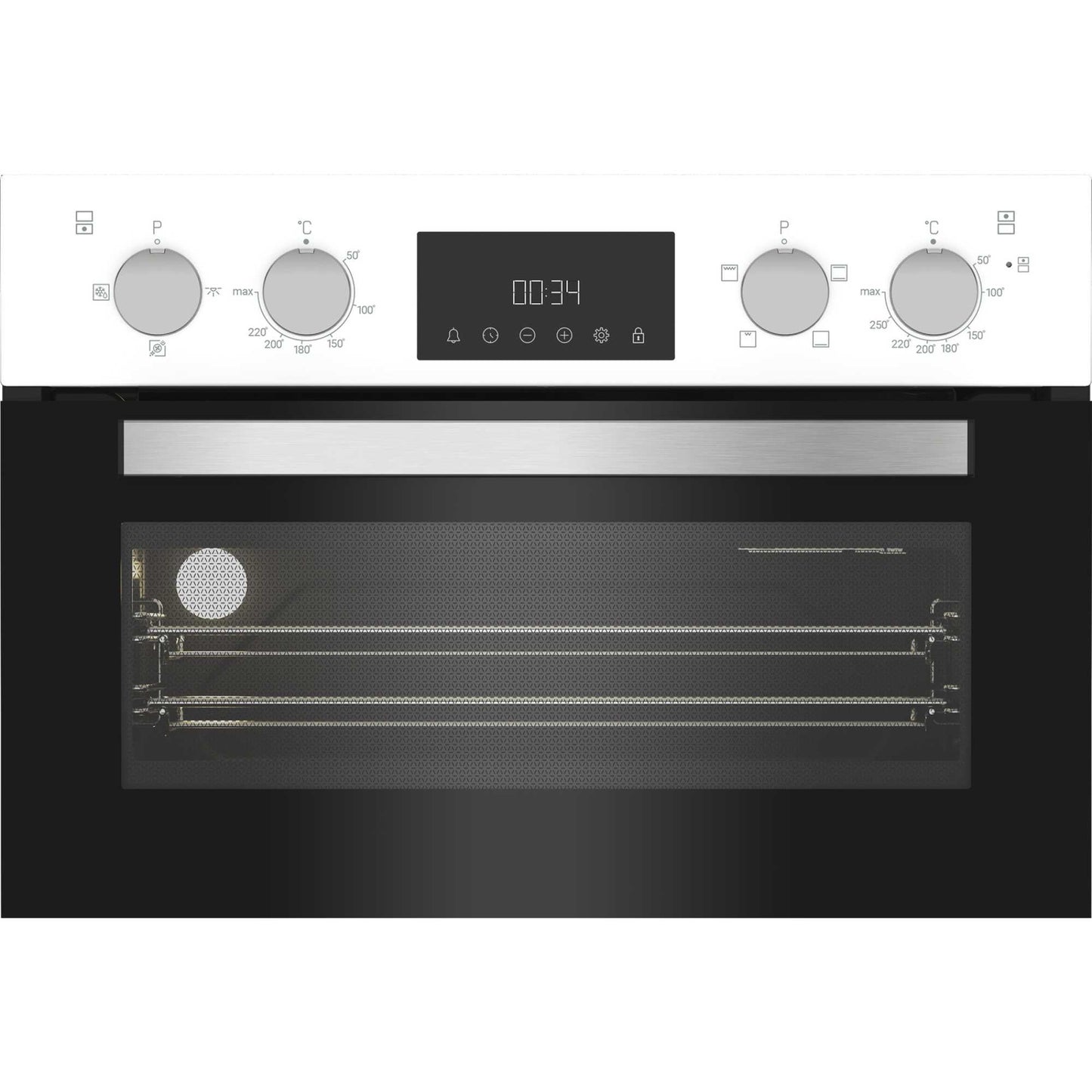 Hotpoint DIH 10D W Built-In Double Oven - White