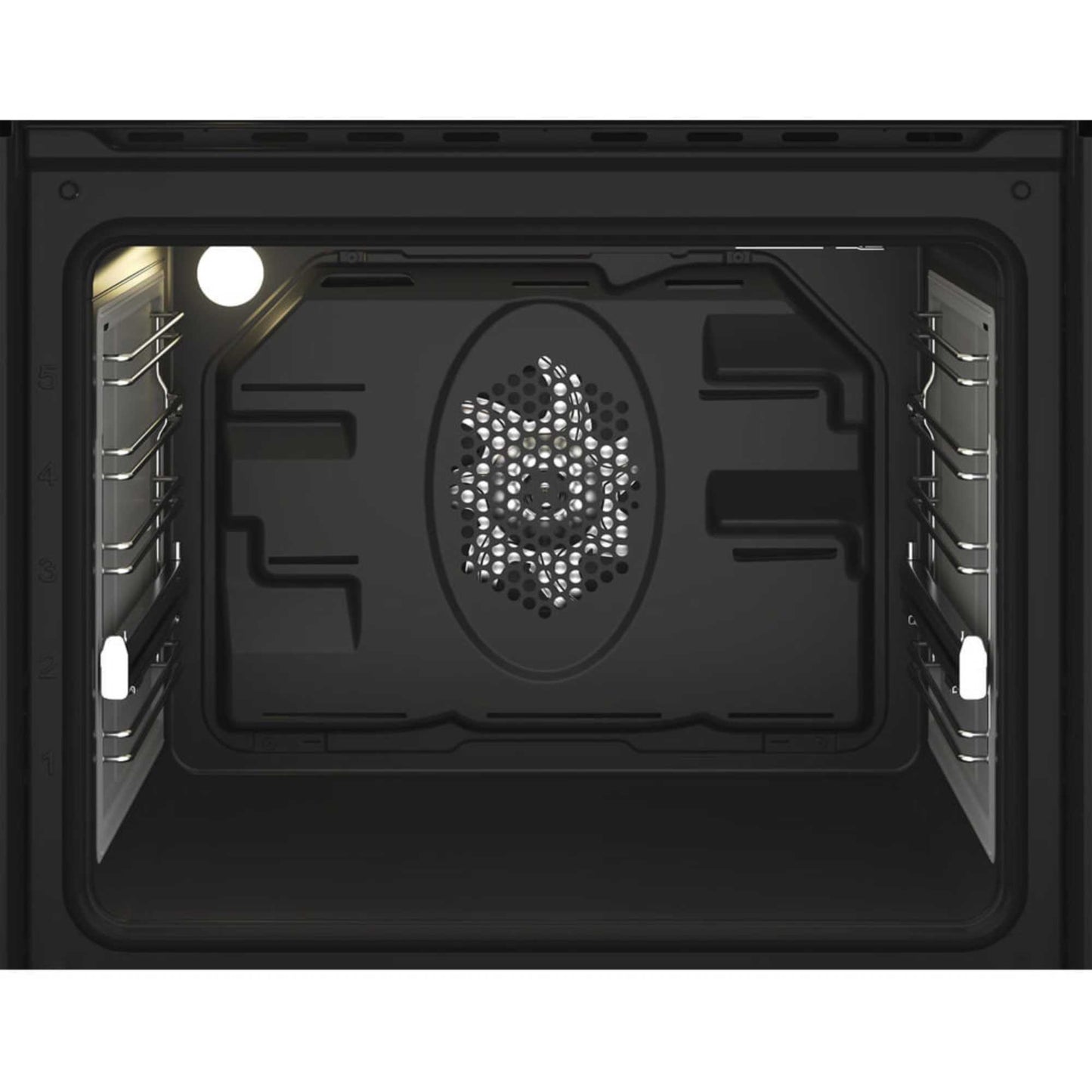 Hotpoint DIH 82G1A B 89cm Built-In Double Fan Oven - Black