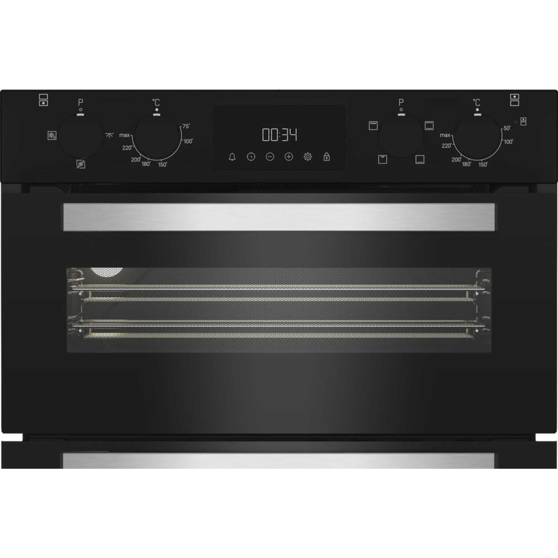 Hotpoint DUH 10D B Built-Under Electric Fan Double Oven - Black