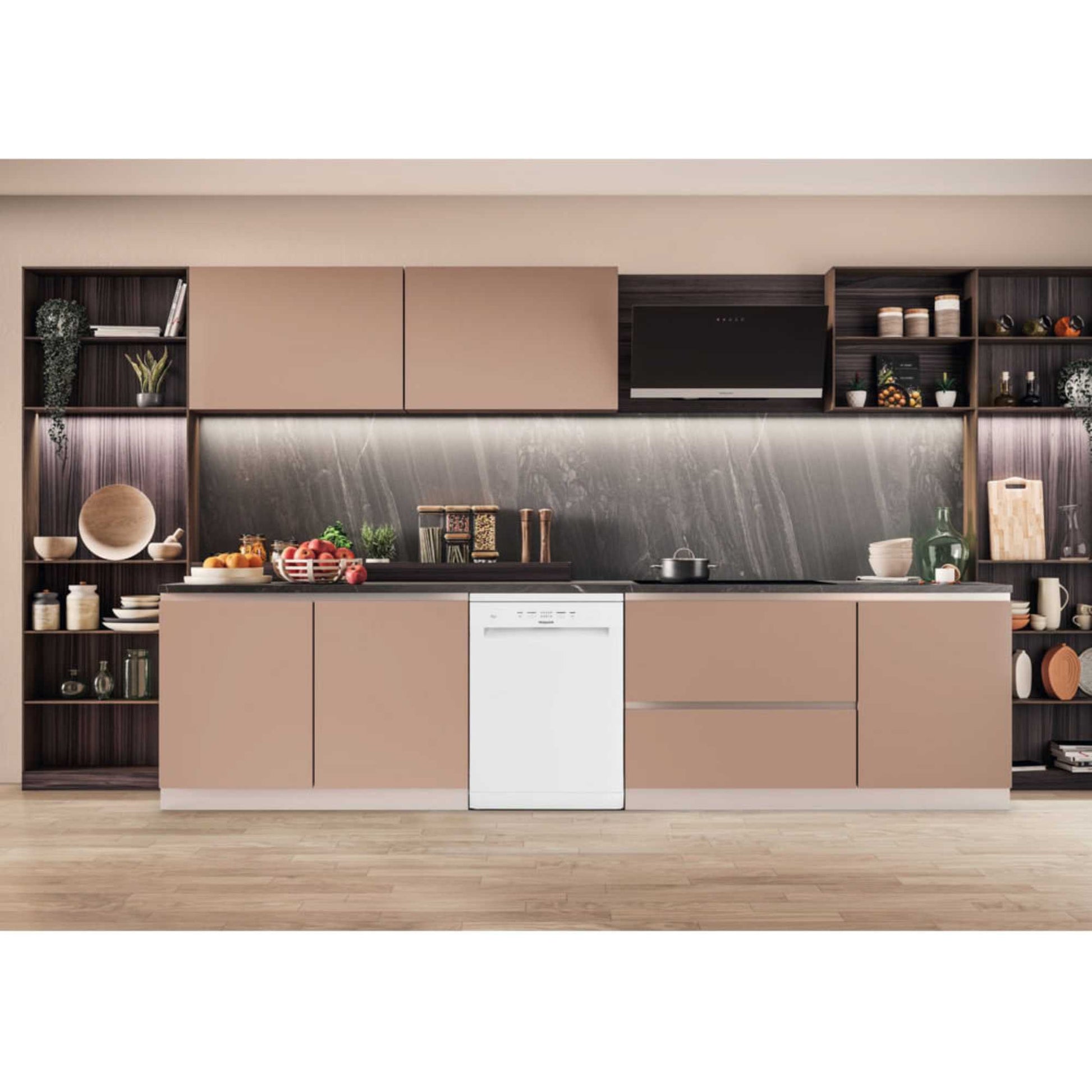 Hotpoint Freestanding Full-Sized Dishwasher - H2F HL626 UK