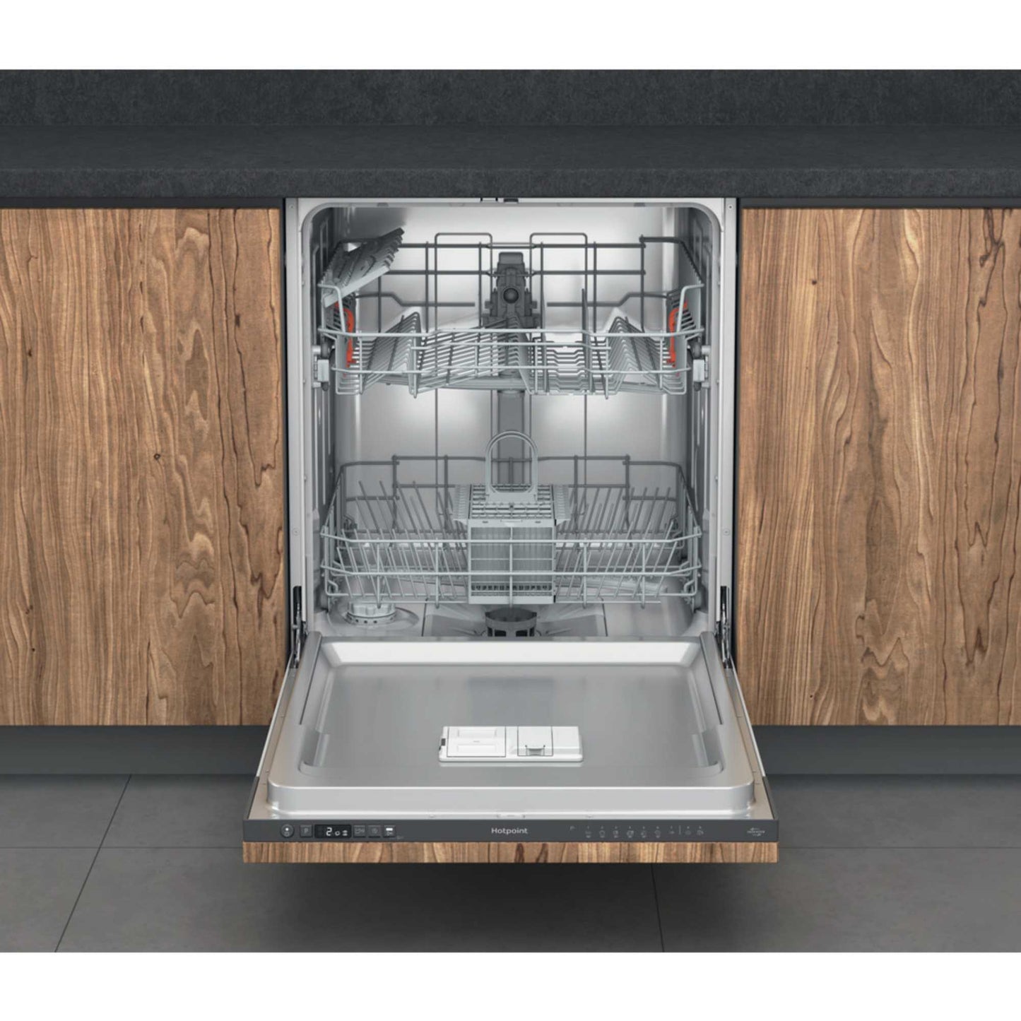 Hotpoint Fully Integrated Full-Sized Dishwasher - H2I HD526 B UK
