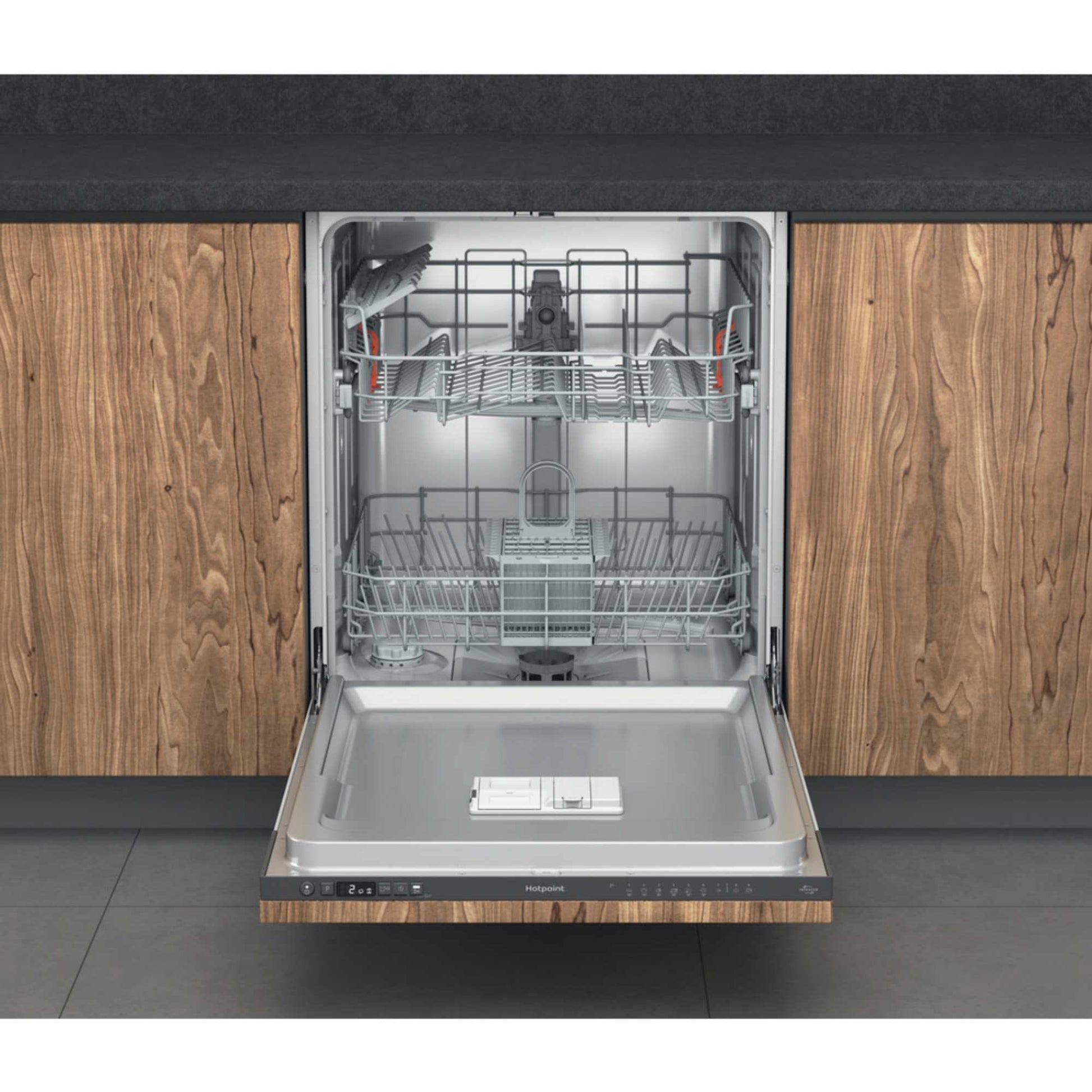 Hotpoint Fully Integrated Full-Sized Dishwasher - H2I HD526 B UK