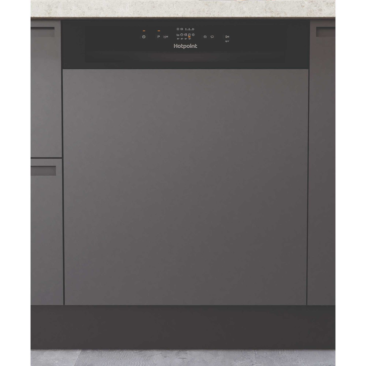 Hotpoint Semi-Integrated Full-Sized Dishwasher - H3B L626 B UK