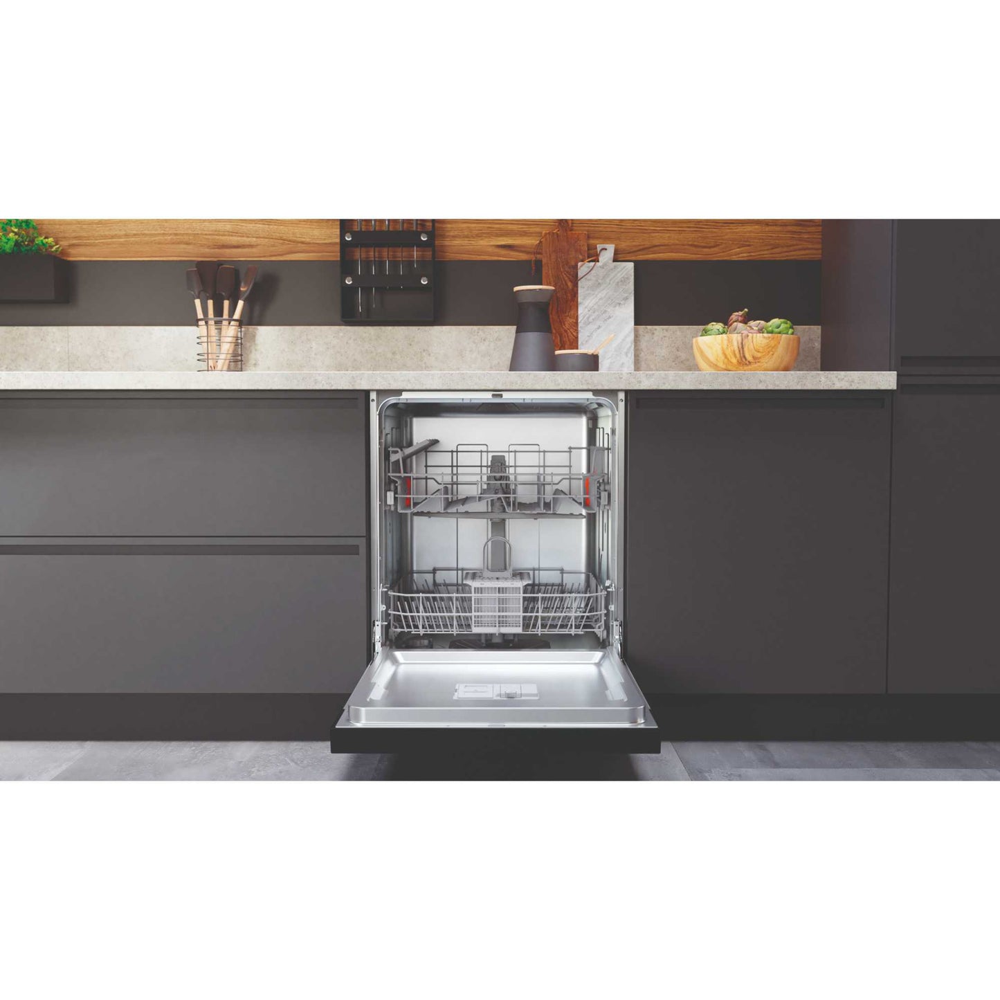 Hotpoint Semi-Integrated Full-Sized Dishwasher - H3B L626 B UK