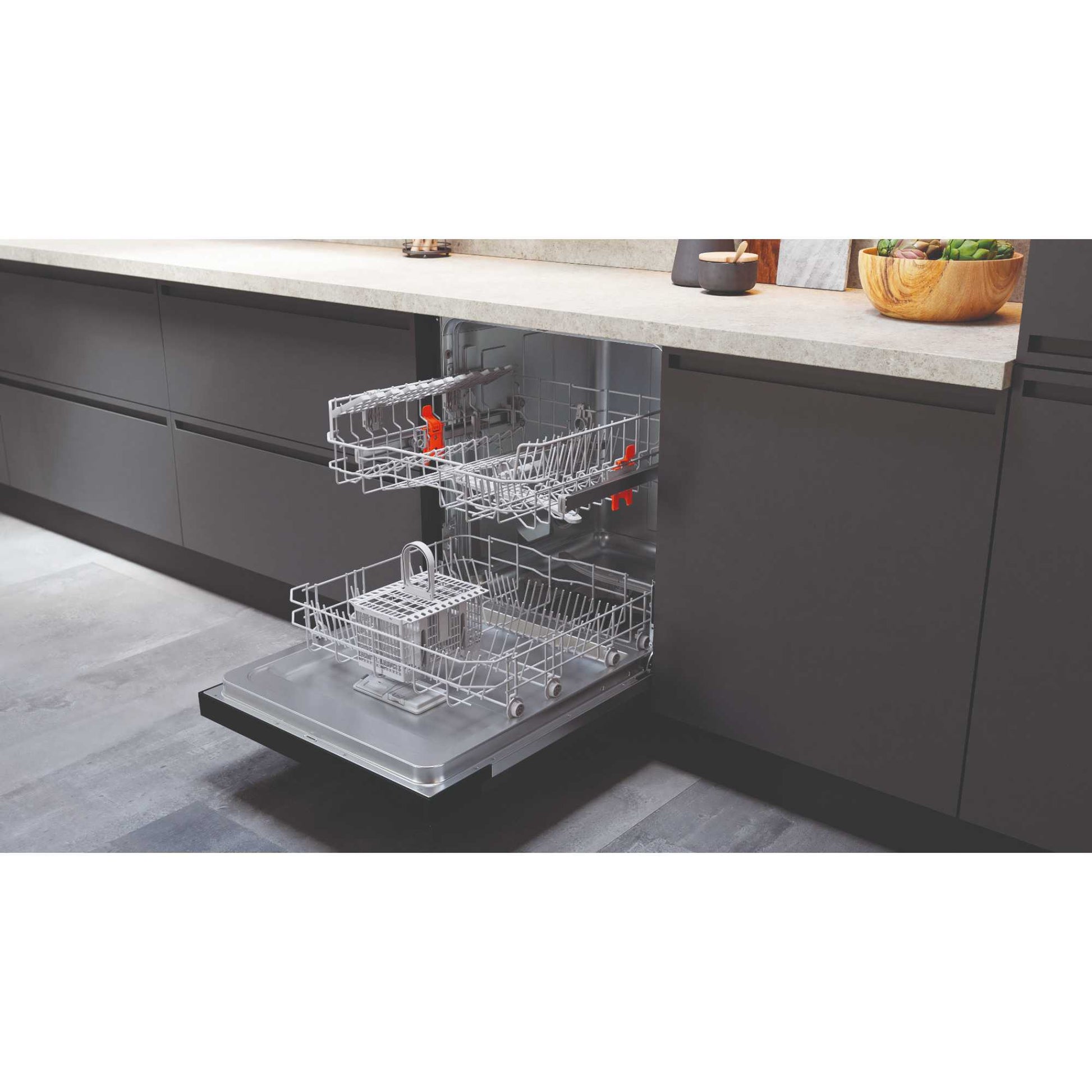 Hotpoint Semi-Integrated Full-Sized Dishwasher - H3B L626 B UK
