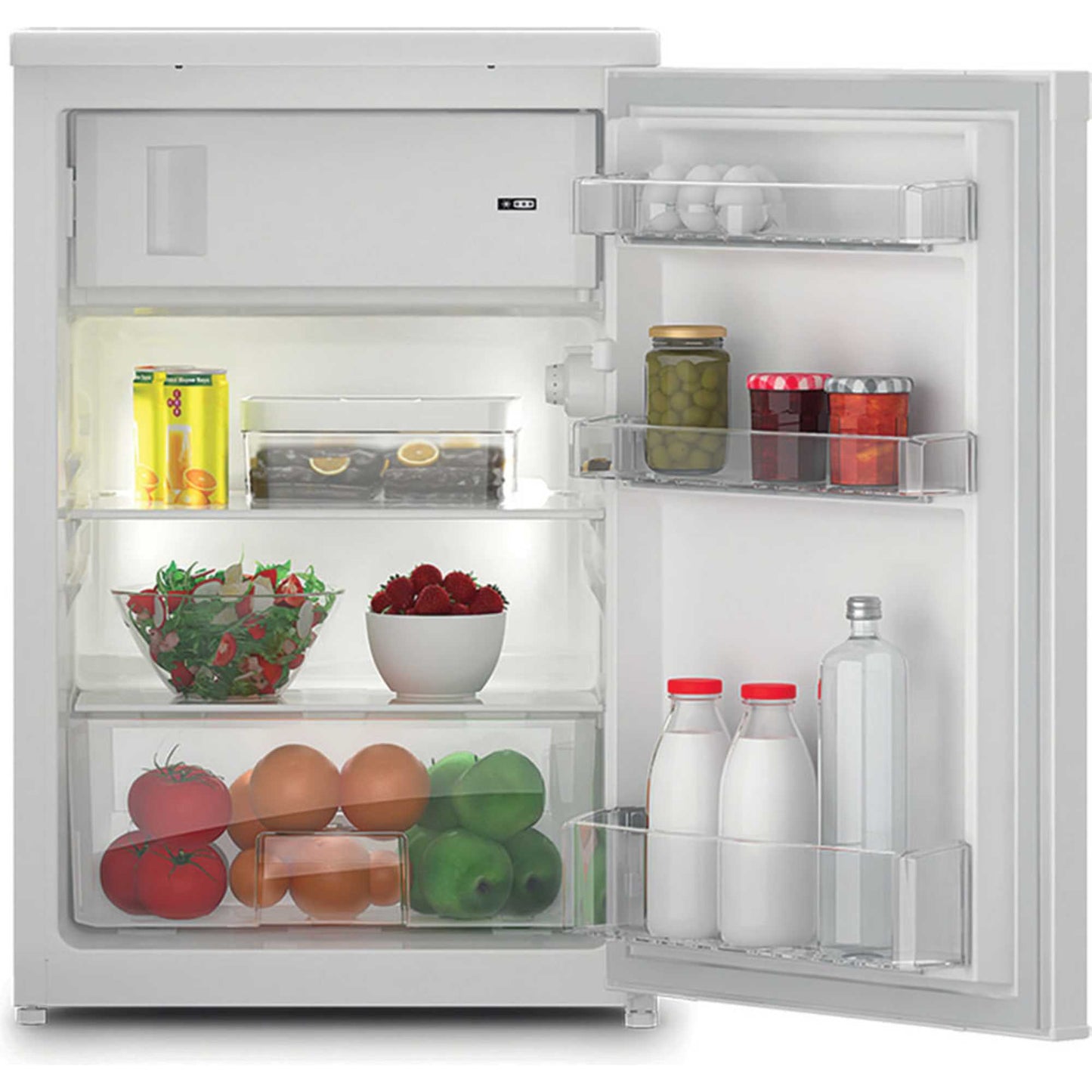 Hotpoint Undercounter Fridge Low Frost with Icebox - White - H55V1 112W UK