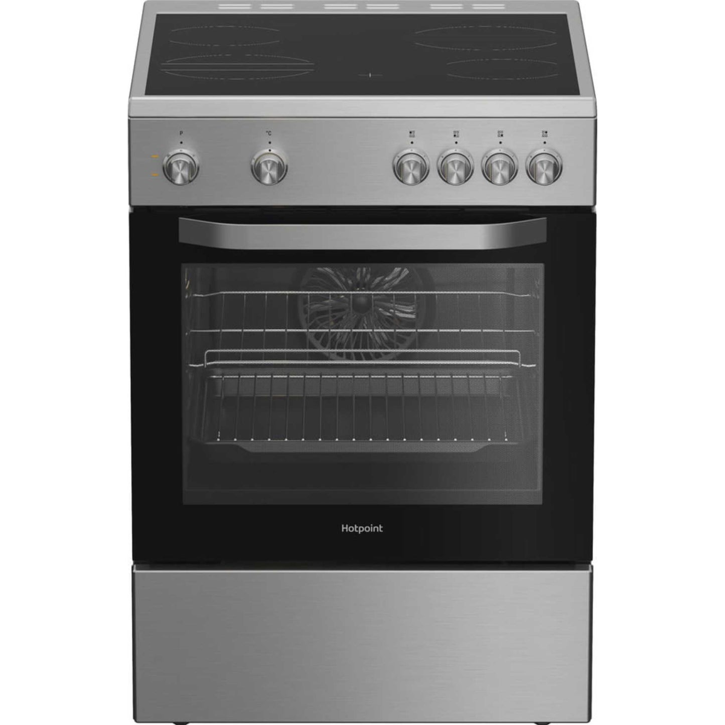 Hotpoint 60cm Electric Single Oven Cooker - H6V5KMX/UK