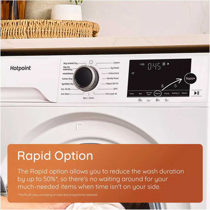 Hotpoint 10kg Wash 7kg Dry 1400rpm Washer Dryer - HBD1781ANTISTAIN