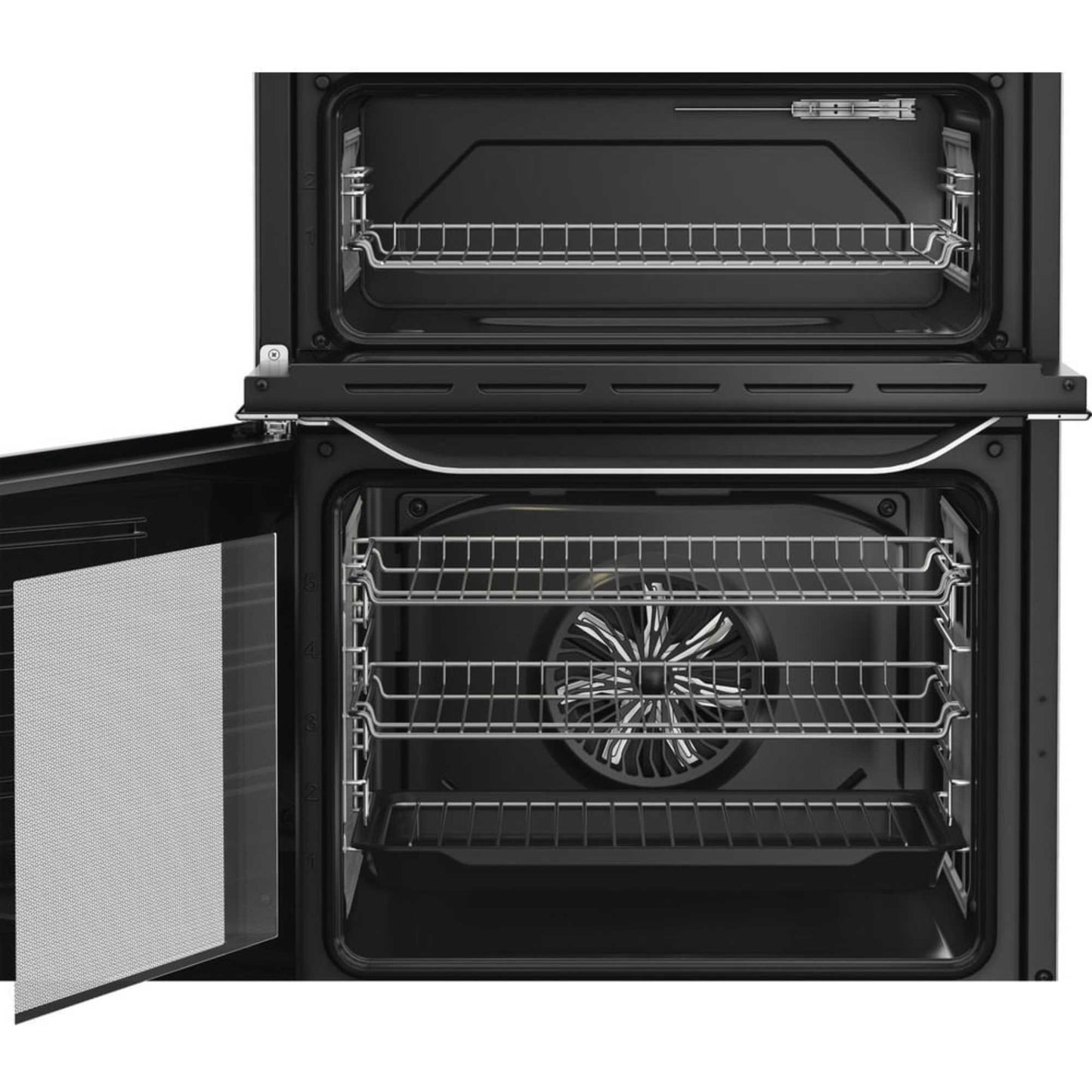 Hotpoint 60cm Electric Double Oven Cooker - HDE6IDC2X
