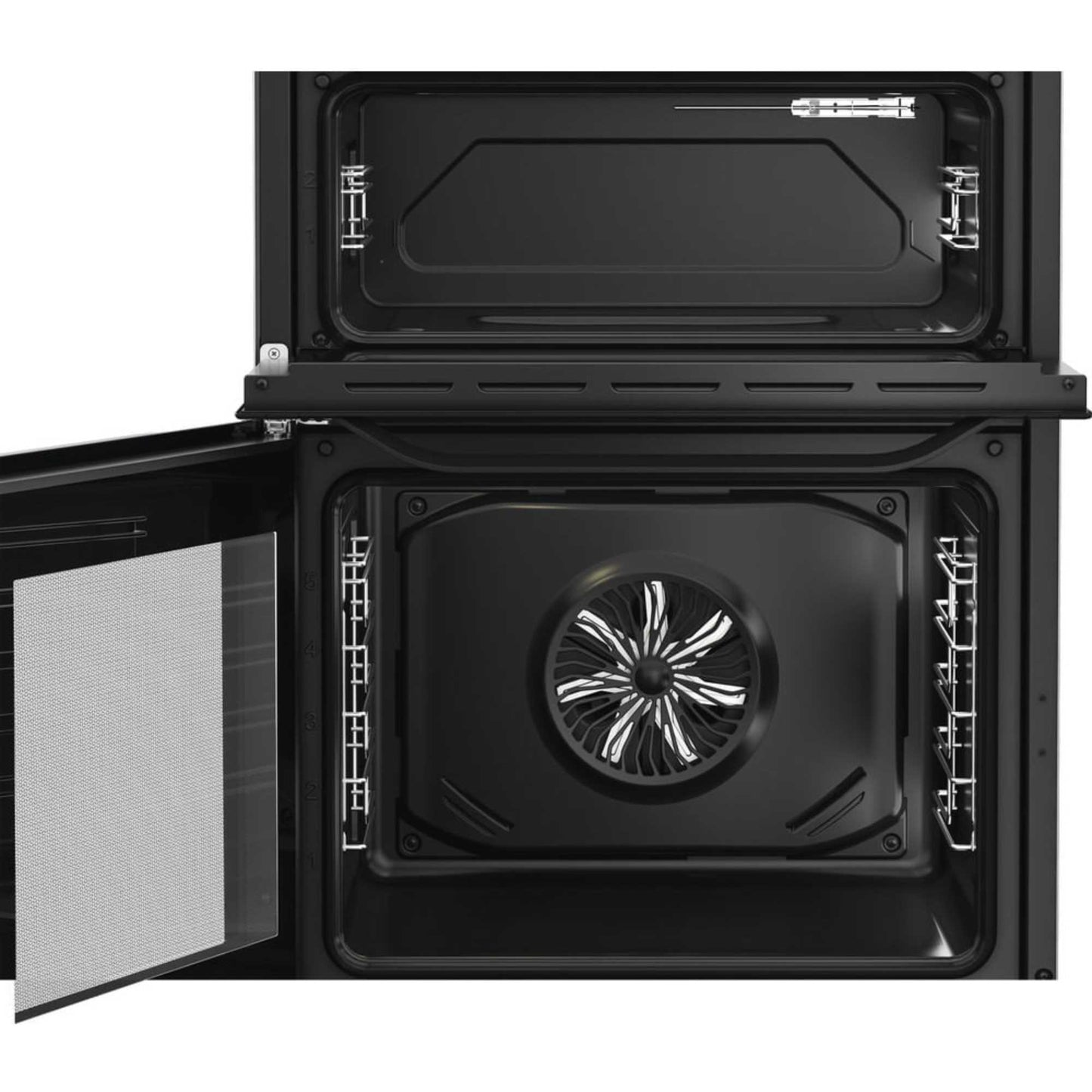 Hotpoint 60cm Electric Double Oven Cooker - HDE6VDB1
