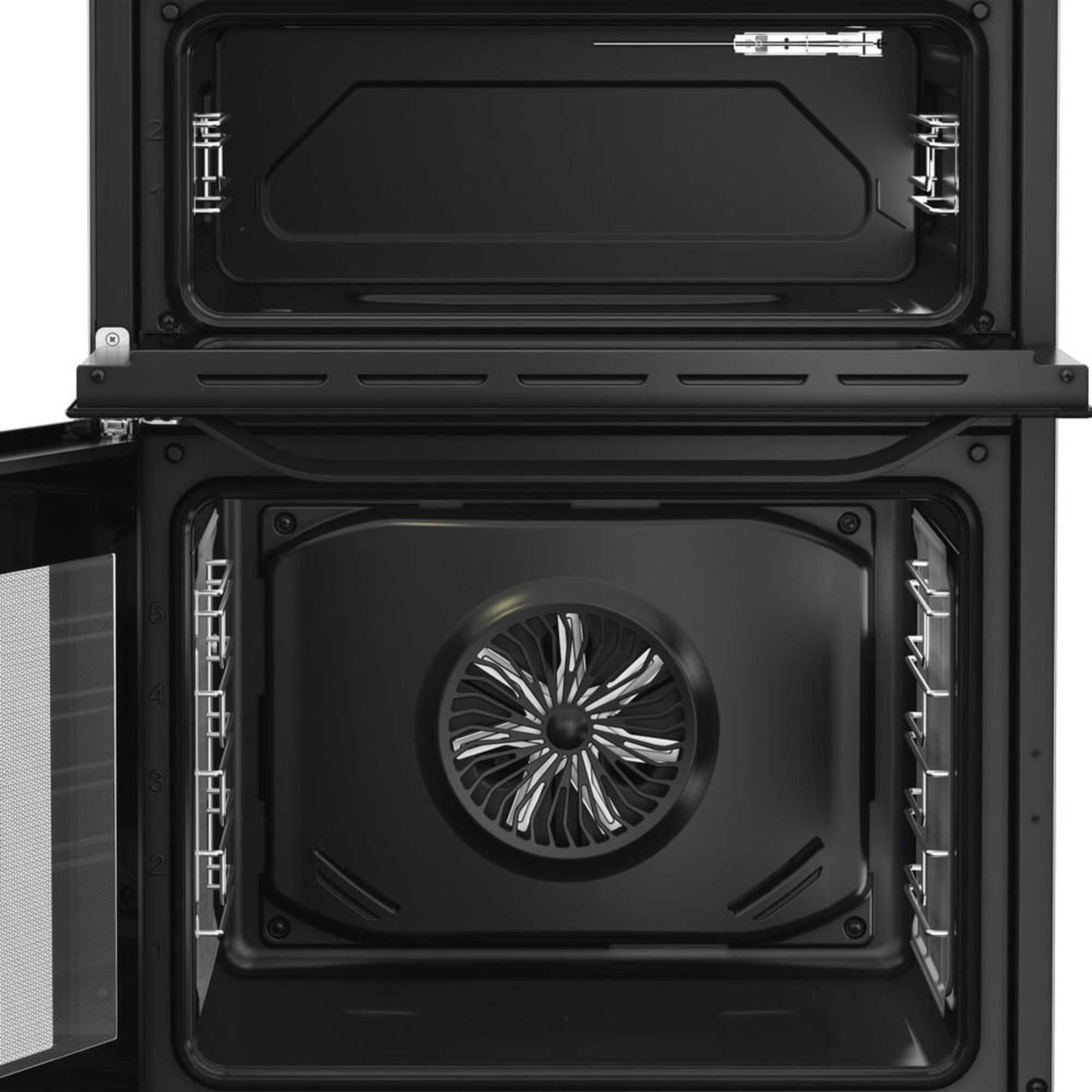 Hotpoint 60cm Electric Double Oven Cooker - HDE6VDCASB1