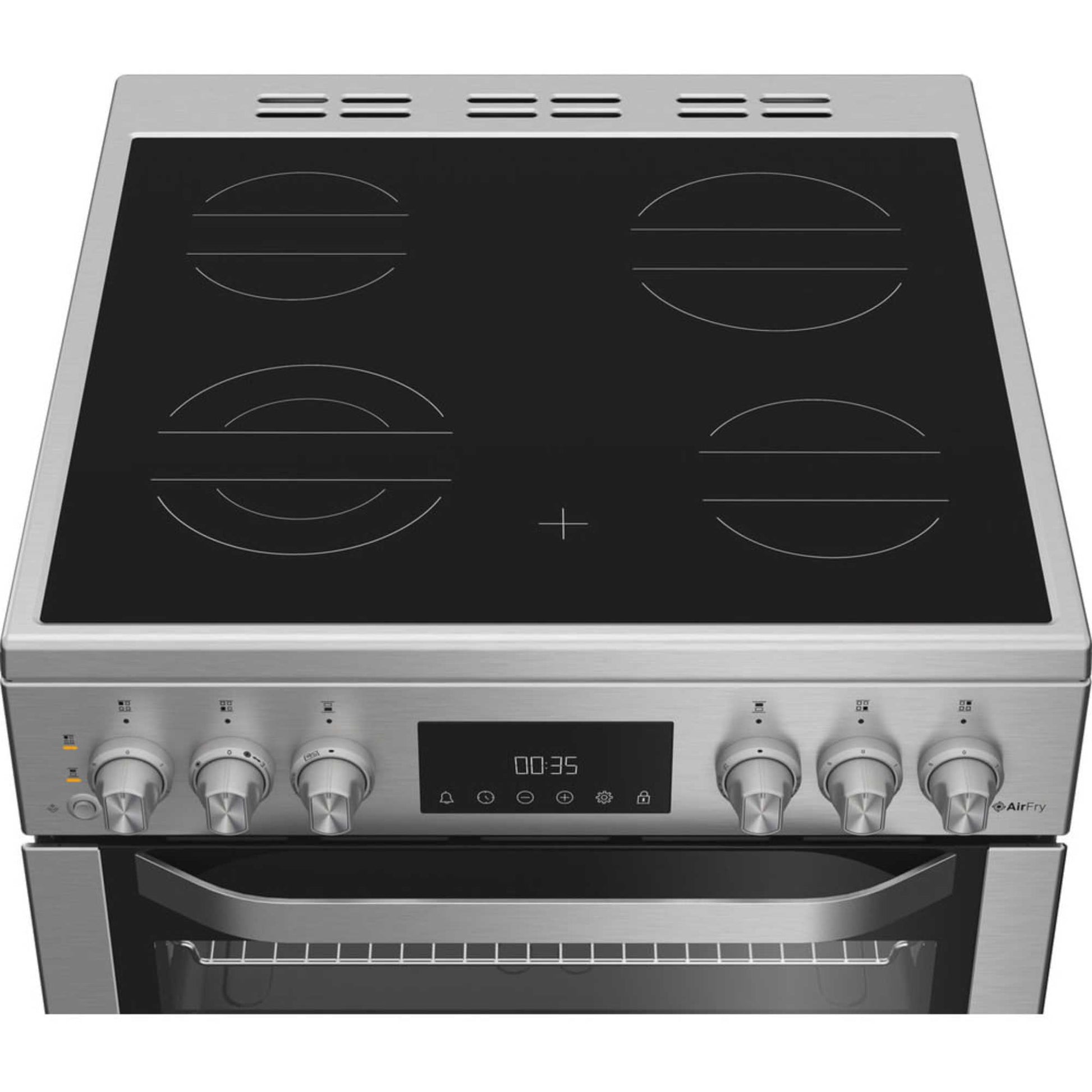 Hotpoint 60cm Electric Double Cooker Cooker - HDE6VDCASX