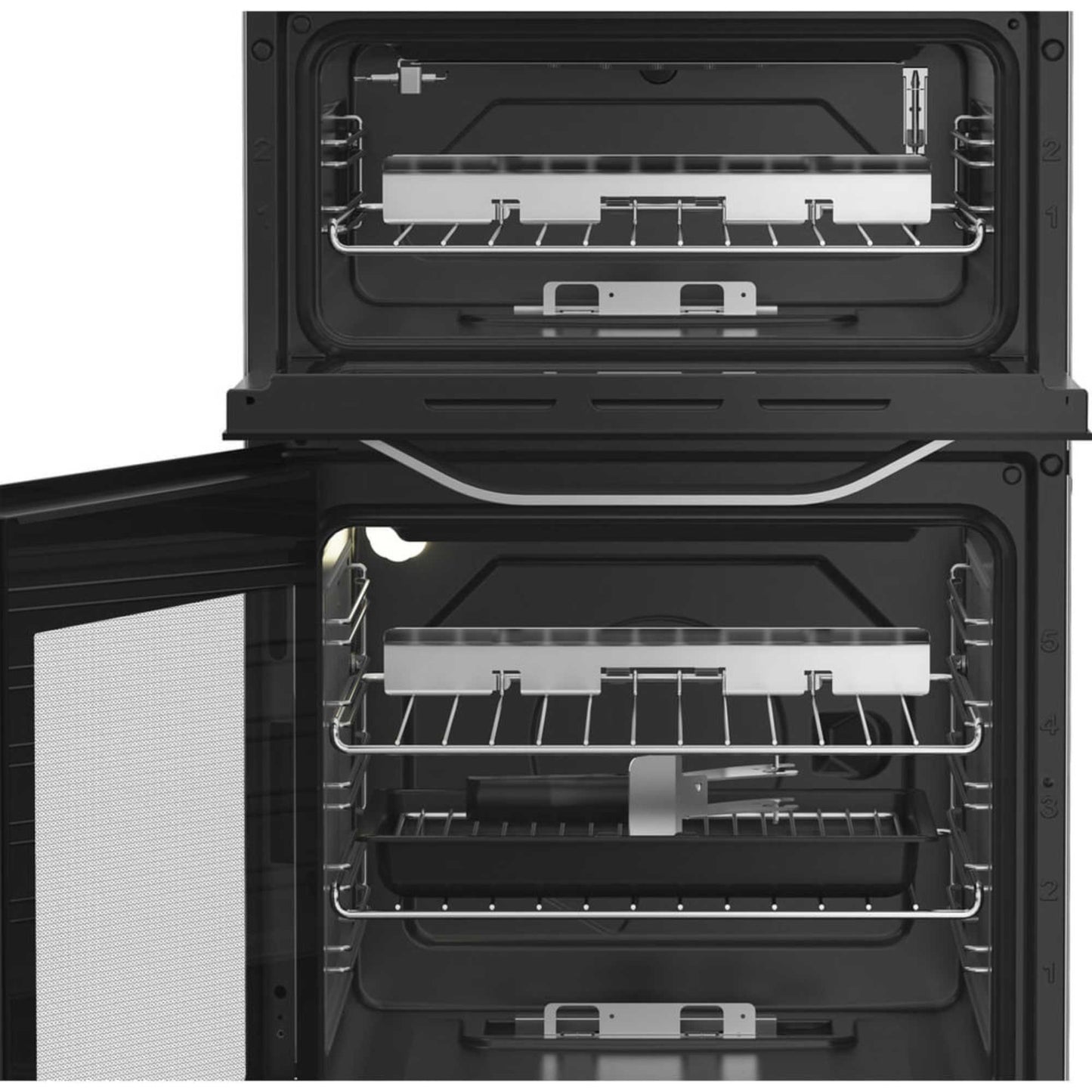 Hotpoint 50cm Gas Double Oven Cooker - HDG5GCX