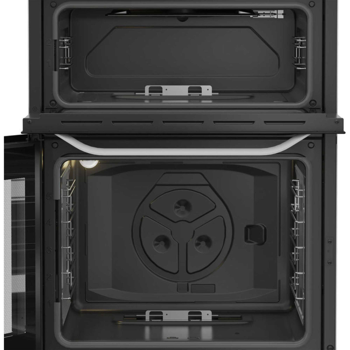 Hotpoint 60cm Gas Double Oven Cooker - HDG6GDCW