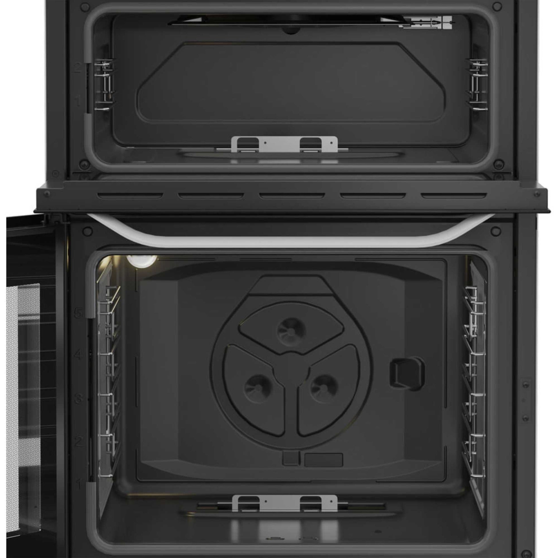 Hotpoint 60cm Gas Double Oven Cooker - HDG6GDCW