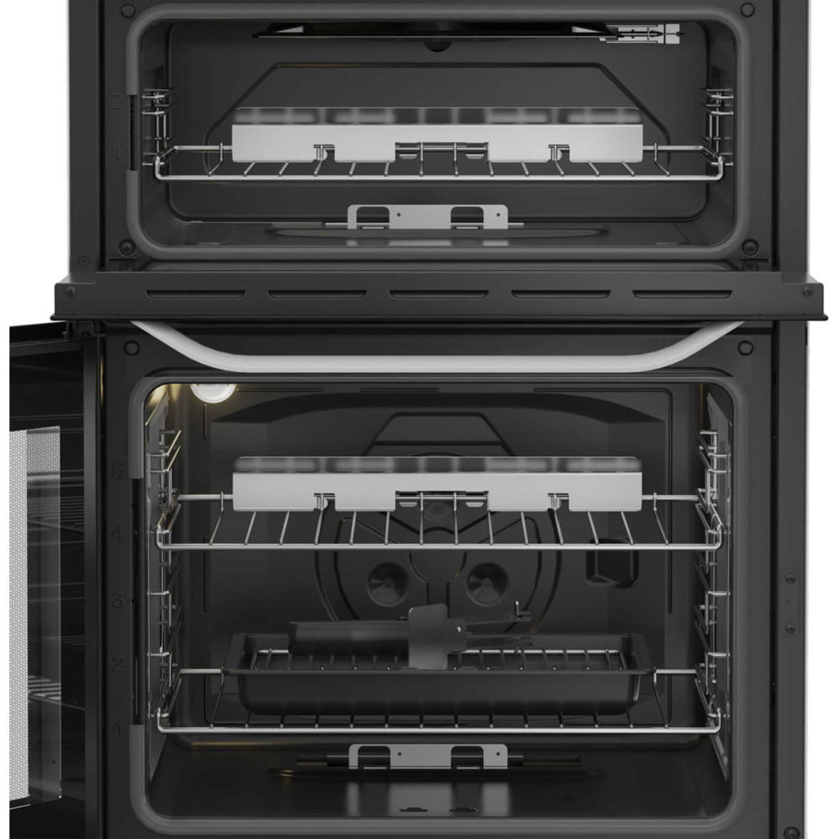Hotpoint 60cm Gas Double Oven Cooker - HDG6GDCW